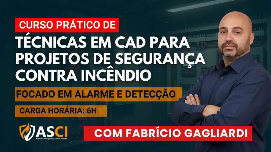 Práticas no CAD — Projeto de Detecção e Alarme de Incêndio ASCI